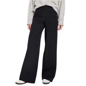 High Waisted Pull-On Pixie Super Wide-Leg Pants,14p